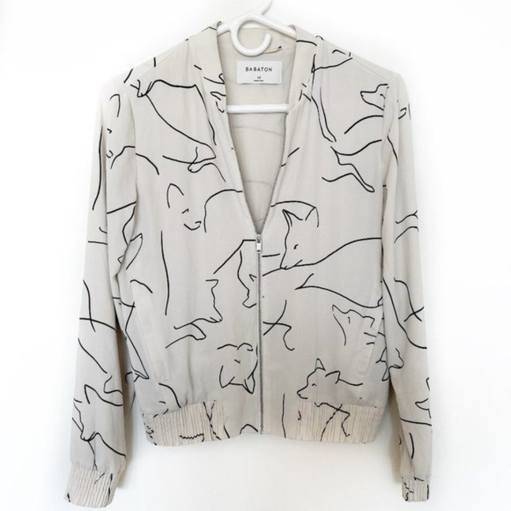 Aritzia Babaton Gilroy Fox Print Jacket Size XS